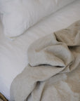 “Sable” Linen Flat Sheet