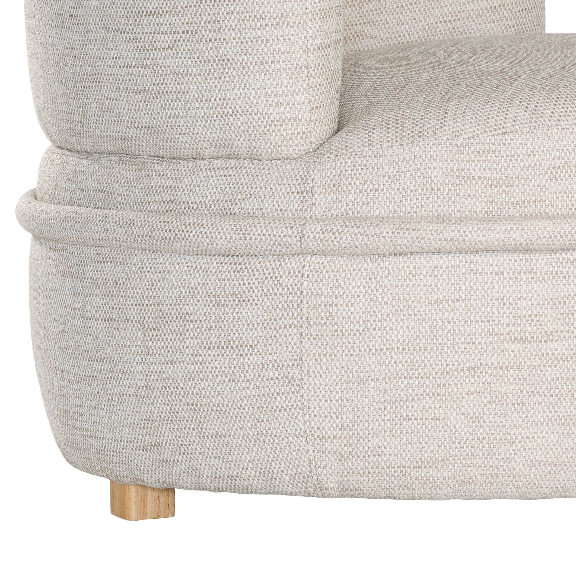 Lina Natural Fabric Occasional Chair