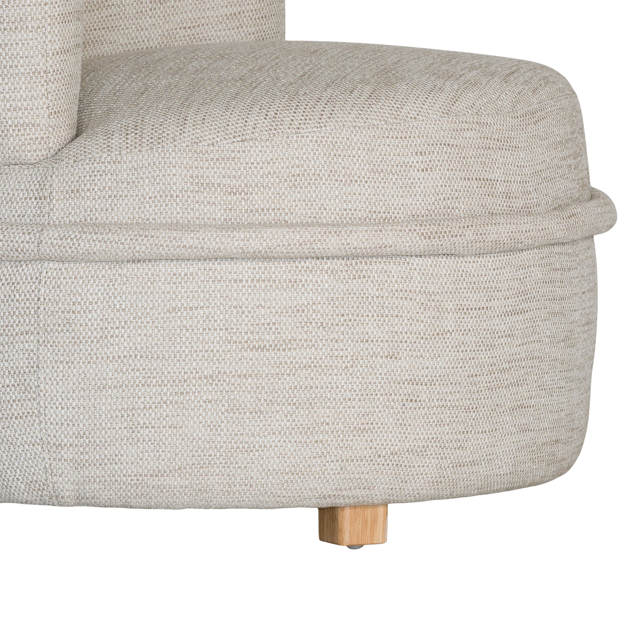 Lina Natural Fabric Occasional Chair