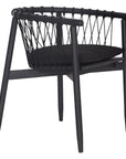 Sumbe Teak Dining Chair | Black