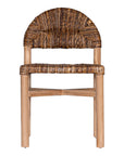 Asha Teak & Rattan Dining Chair Natural