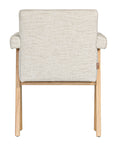 Buhle Upholstered Armchair with Timber Legs Natural