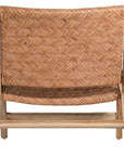 Kakadu Leather Weave Occasional Chair