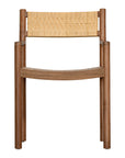 Chateau Teak Armchair with Woven Rattan Seat