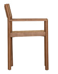 Chateau Teak Armchair with Woven Rattan Seat