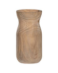 Citiku Hand Carved Teak Vase