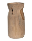 Citiku Hand Carved Teak Vase