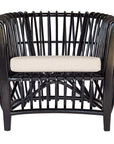 Brazil Tub Rattan Chair Black