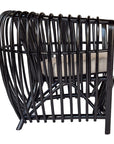 Brazil Tub Rattan Chair Black