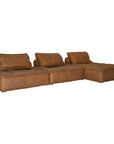 Johnson One Seater Modular Sofa Leather