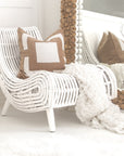 Handcrafted Black Rattan Congo Relax Lounge Chair