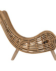 Handcrafted Rattan Congo Relax Lounge Chair Natural - KULALA Living