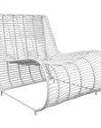 Villa Occasional White Iron Chair