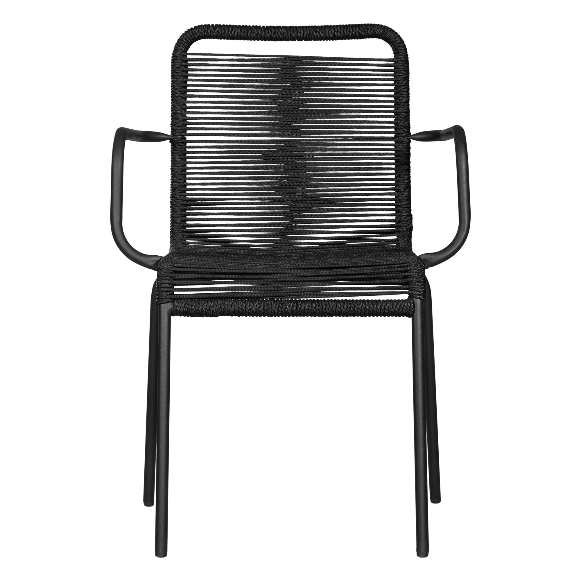 Dumo Outdoor Rope Armchair Black - KULALA Living