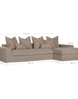 Dweller Linen Sofa Natural - KULALA Living