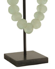 African Glass Beads on Stand