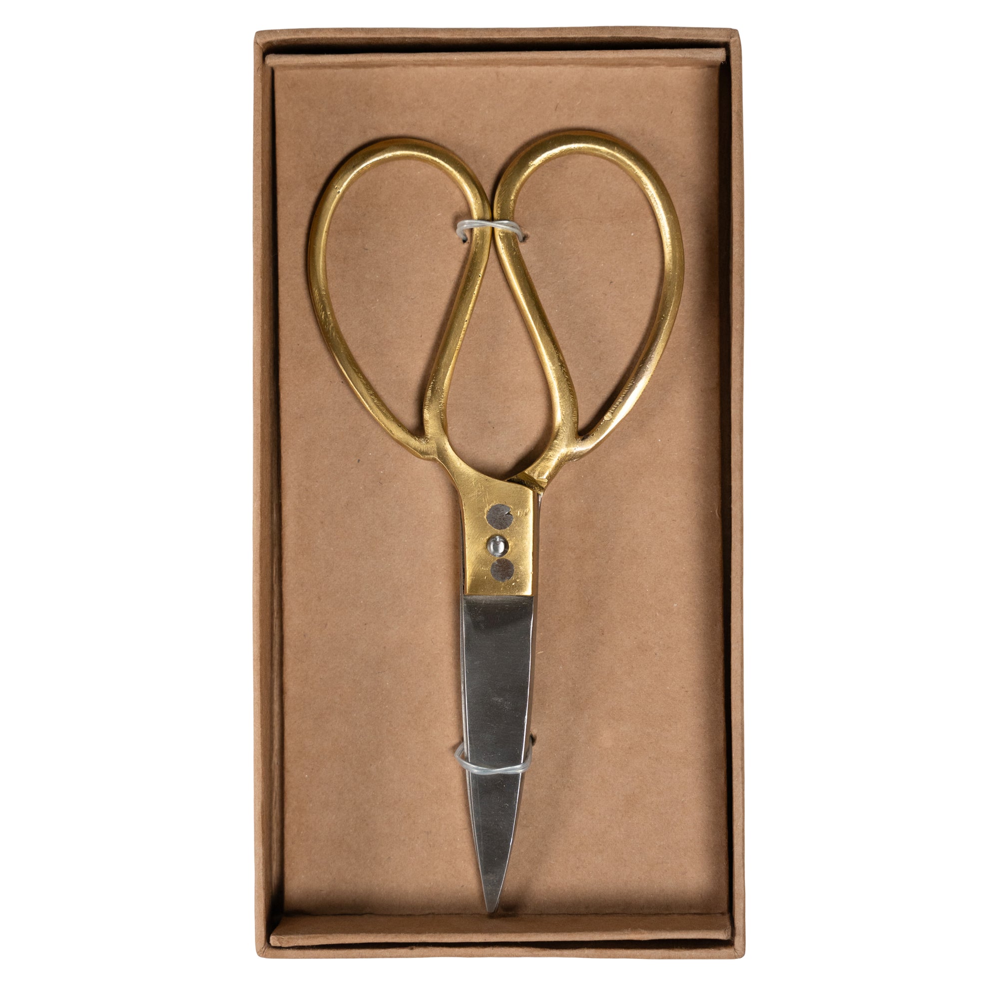 Hand-Forged Artisan Brass & Metal Scissors - KULALA Living