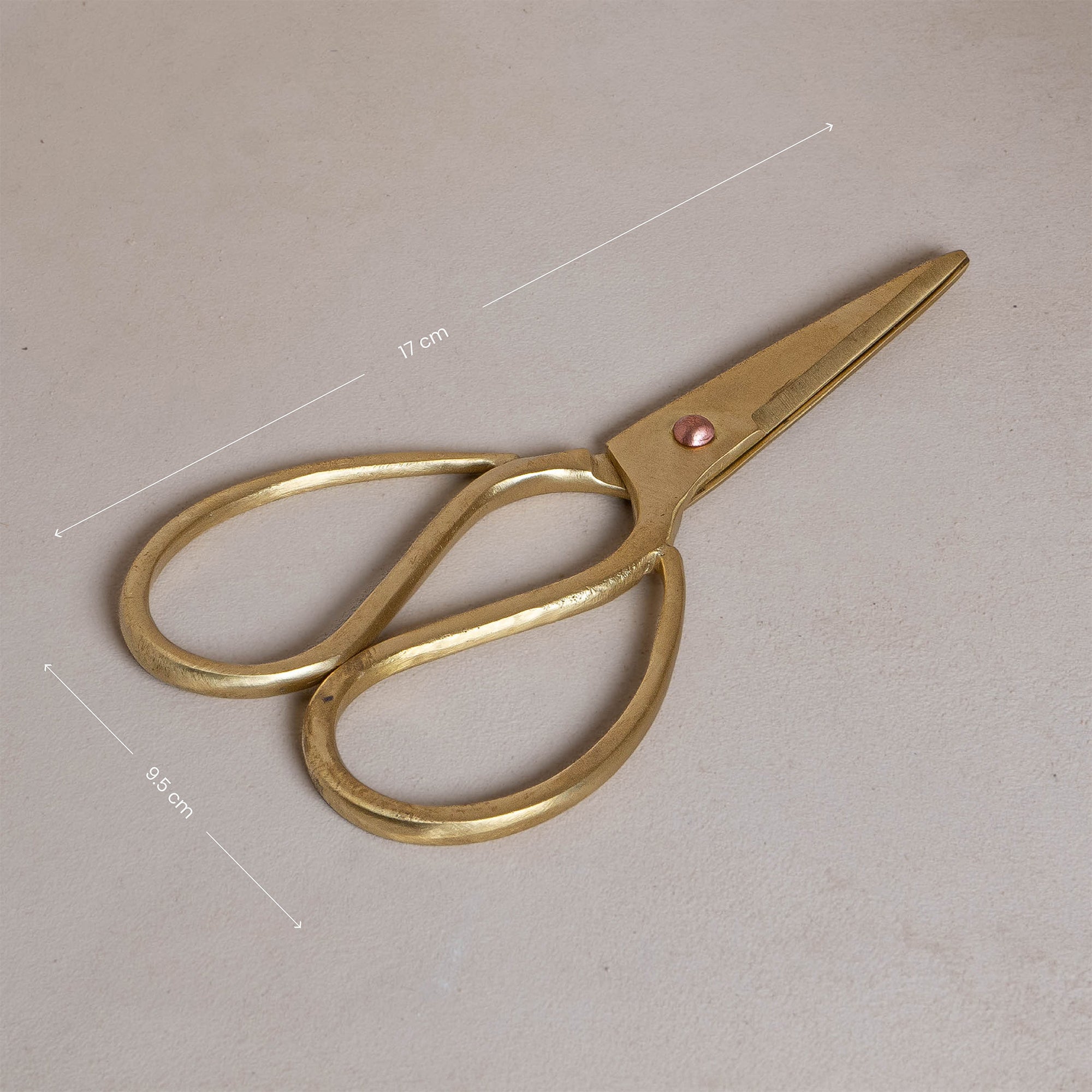 Hand-Forged Brass Artisan Scissors - KULALA Living