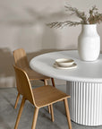 Alama Hydro-Dipped Concrete Dining Table Round