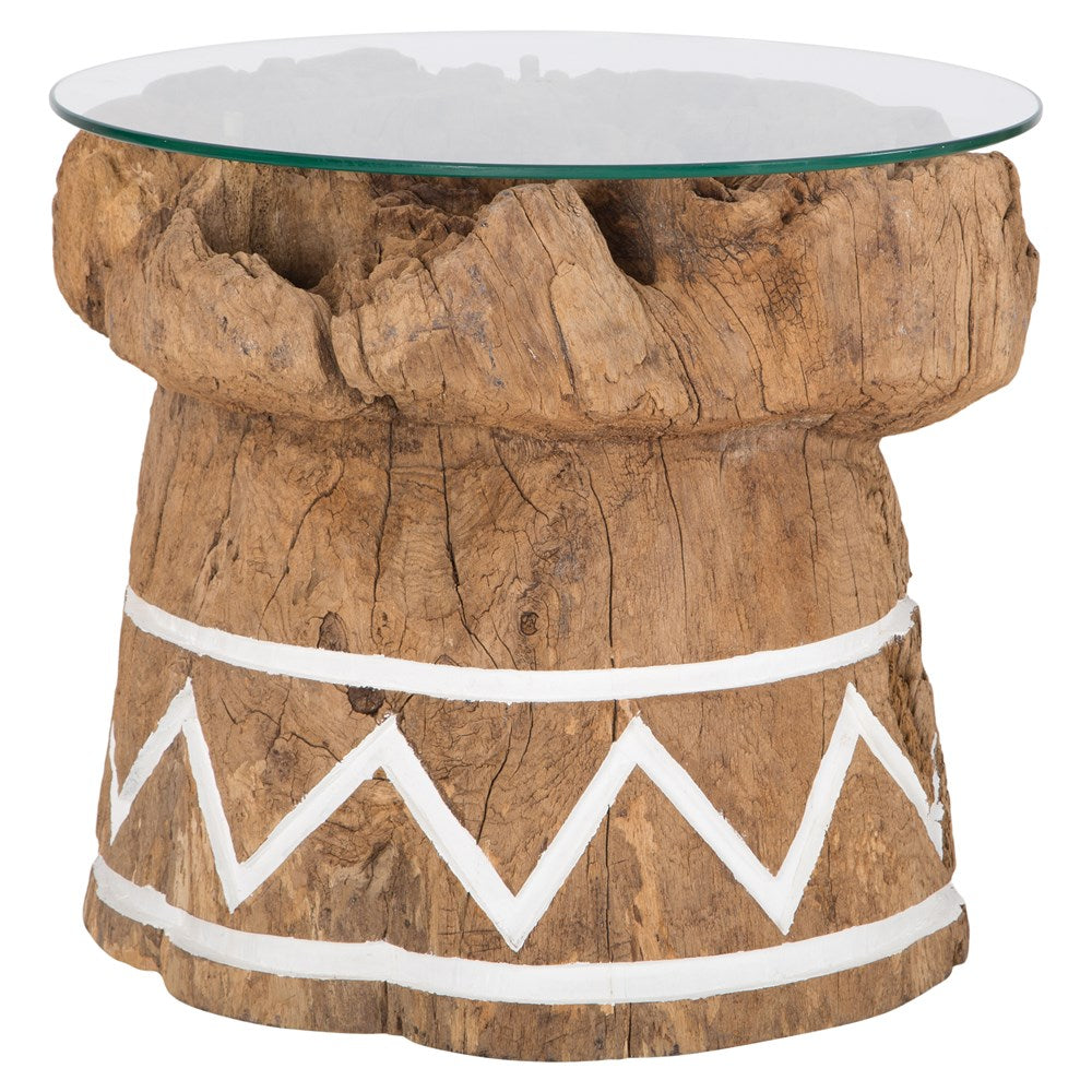 Iluma Reclaimed Timber Side Table - KULALA Living