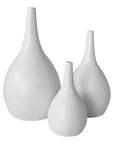 Merowa White Cement Vase