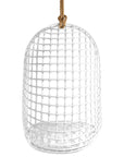 Mali White Rattan Hanging Chair