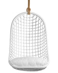 Mali White Rattan Hanging Chair