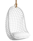 Mali White Rattan Hanging Chair