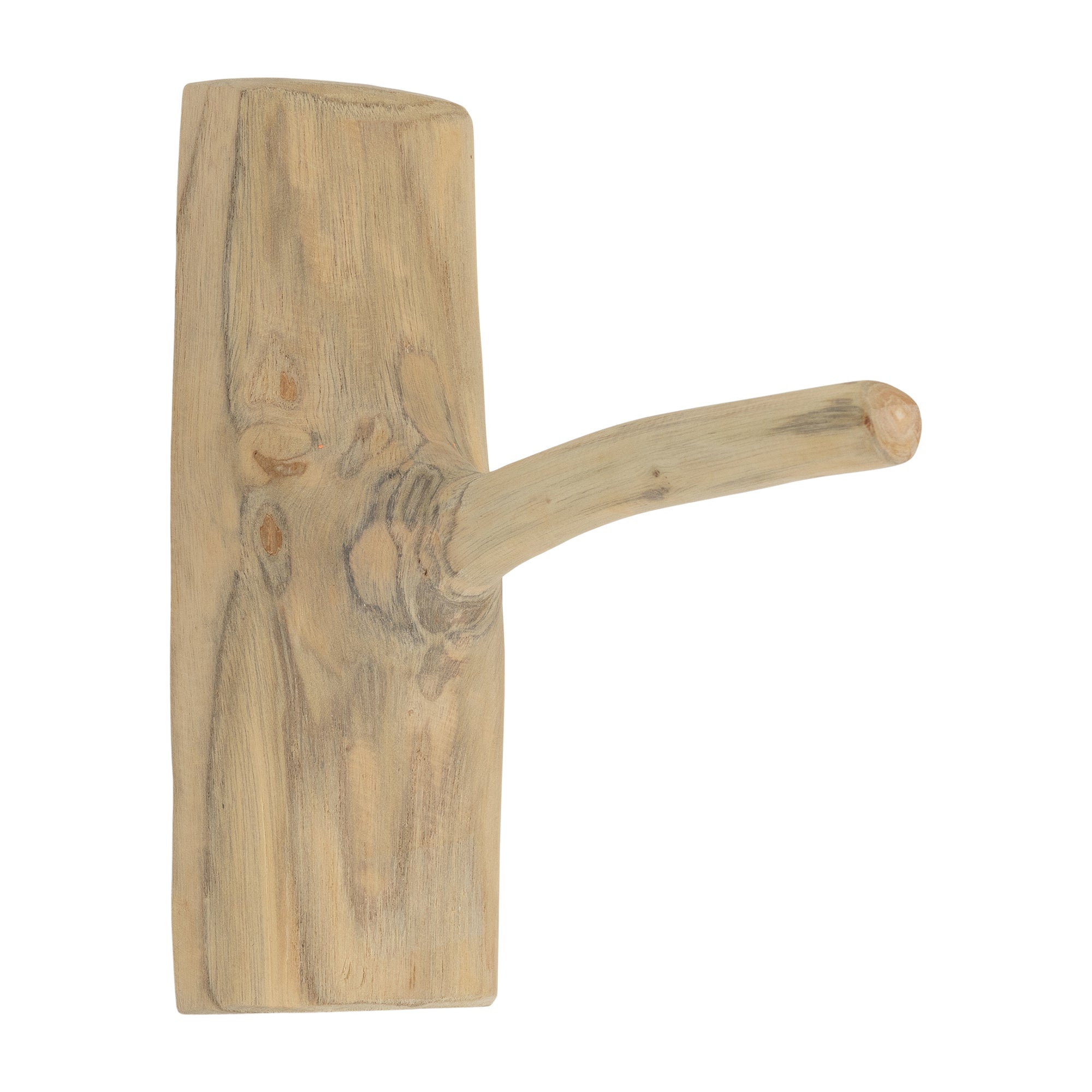 Intonga Teak branch Wall Hook Natural - KULALA Living