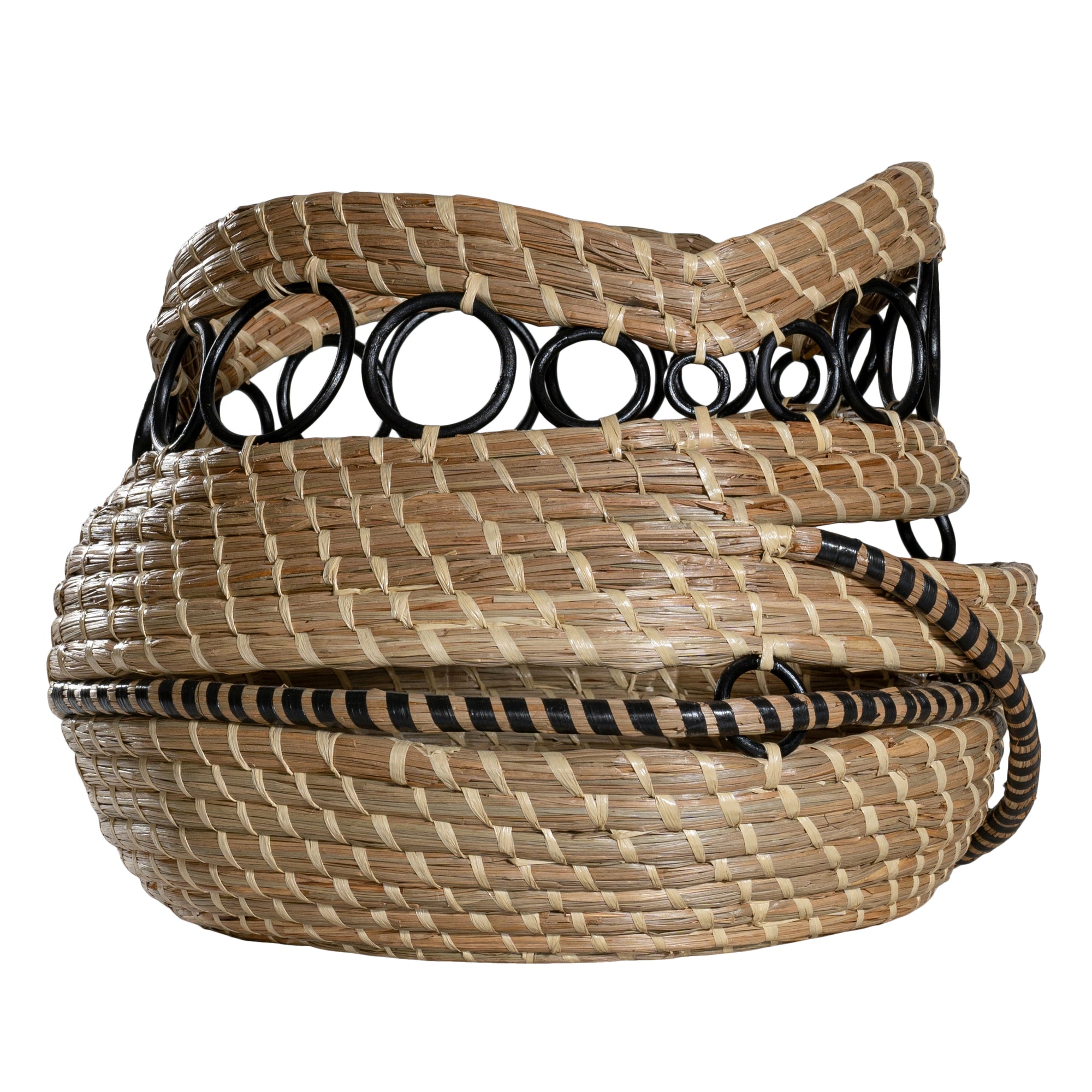 Iswili Handwoven Mendong Grass Basket - KULALA Living