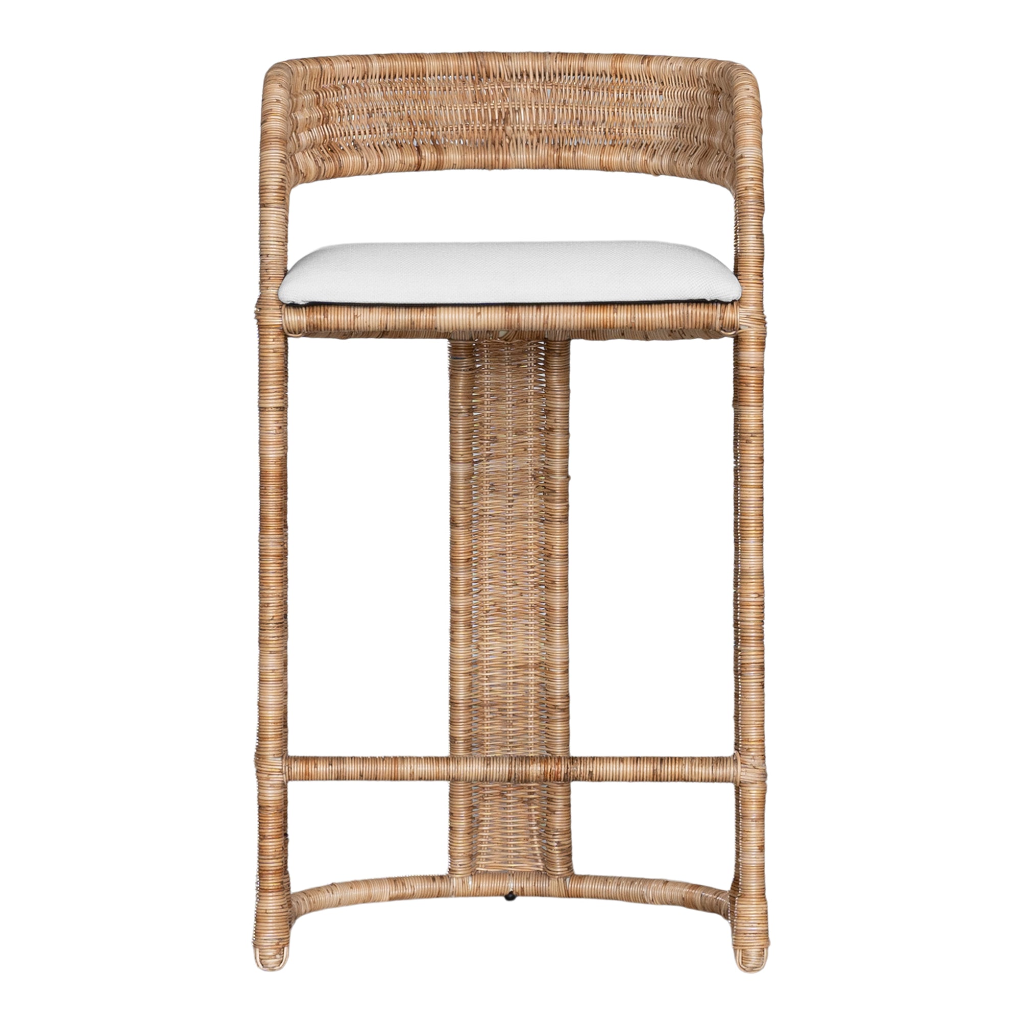 Jamila Cane Webbing Barchair Natural - KULALA Living