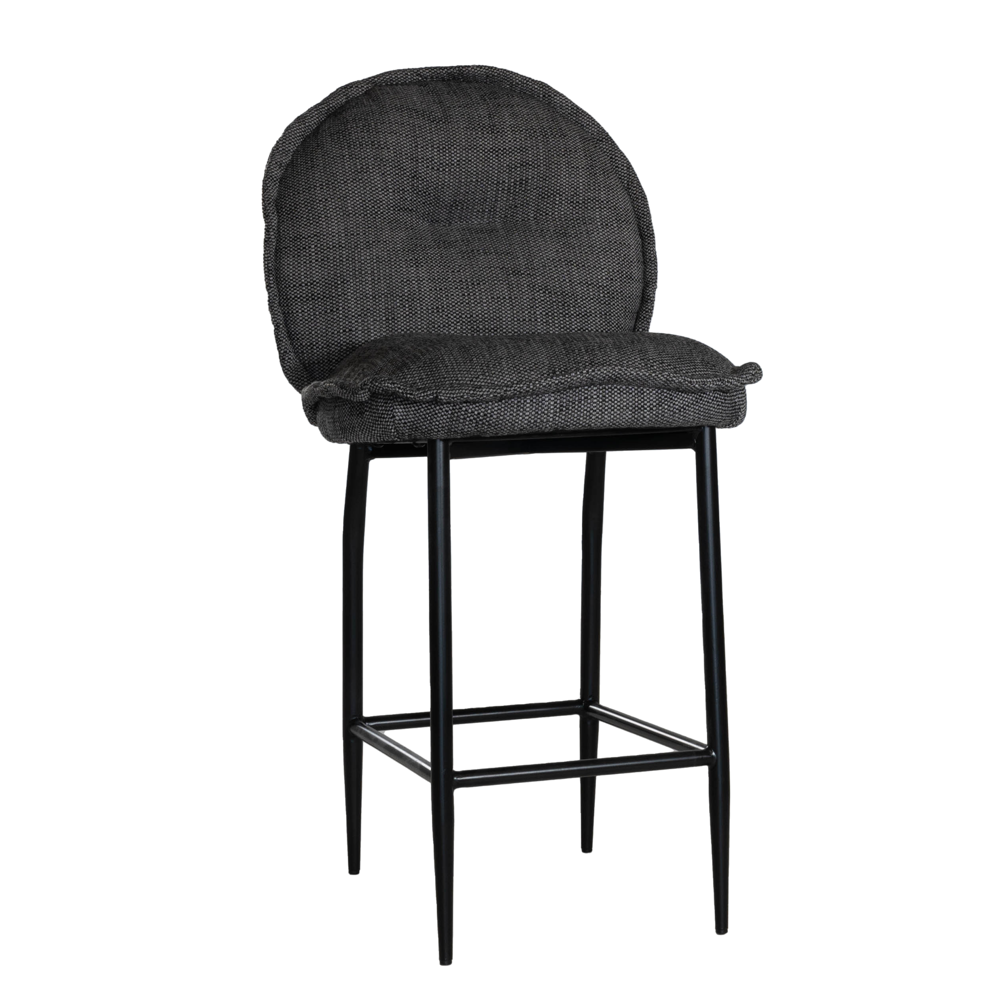 Jelani Fabric Barchair Dark Grey - KULALA Living