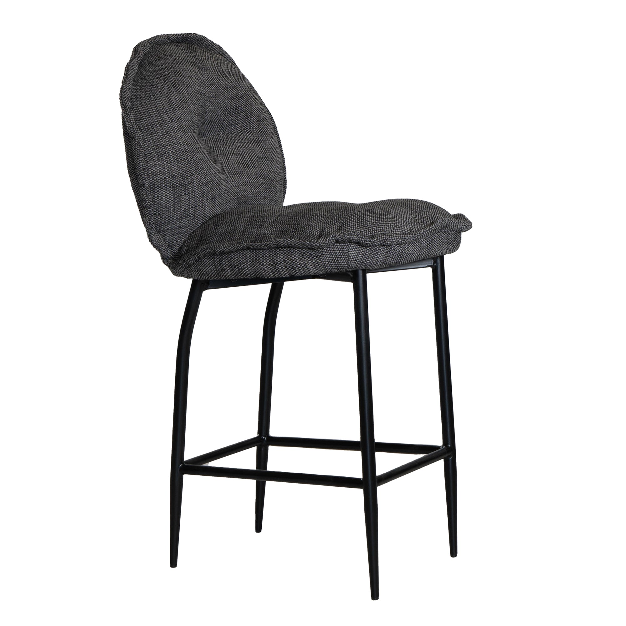 Jelani Fabric Barchair Dark Grey - KULALA Living