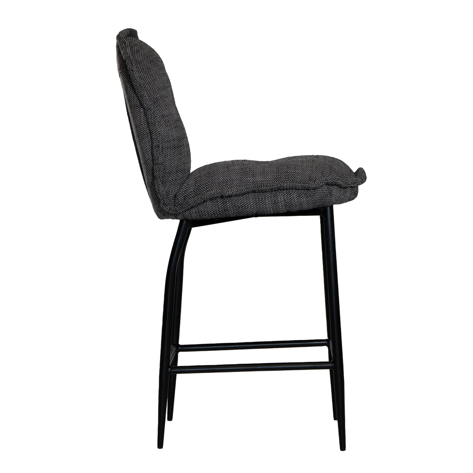 Jelani Fabric Barchair Dark Grey - KULALA Living