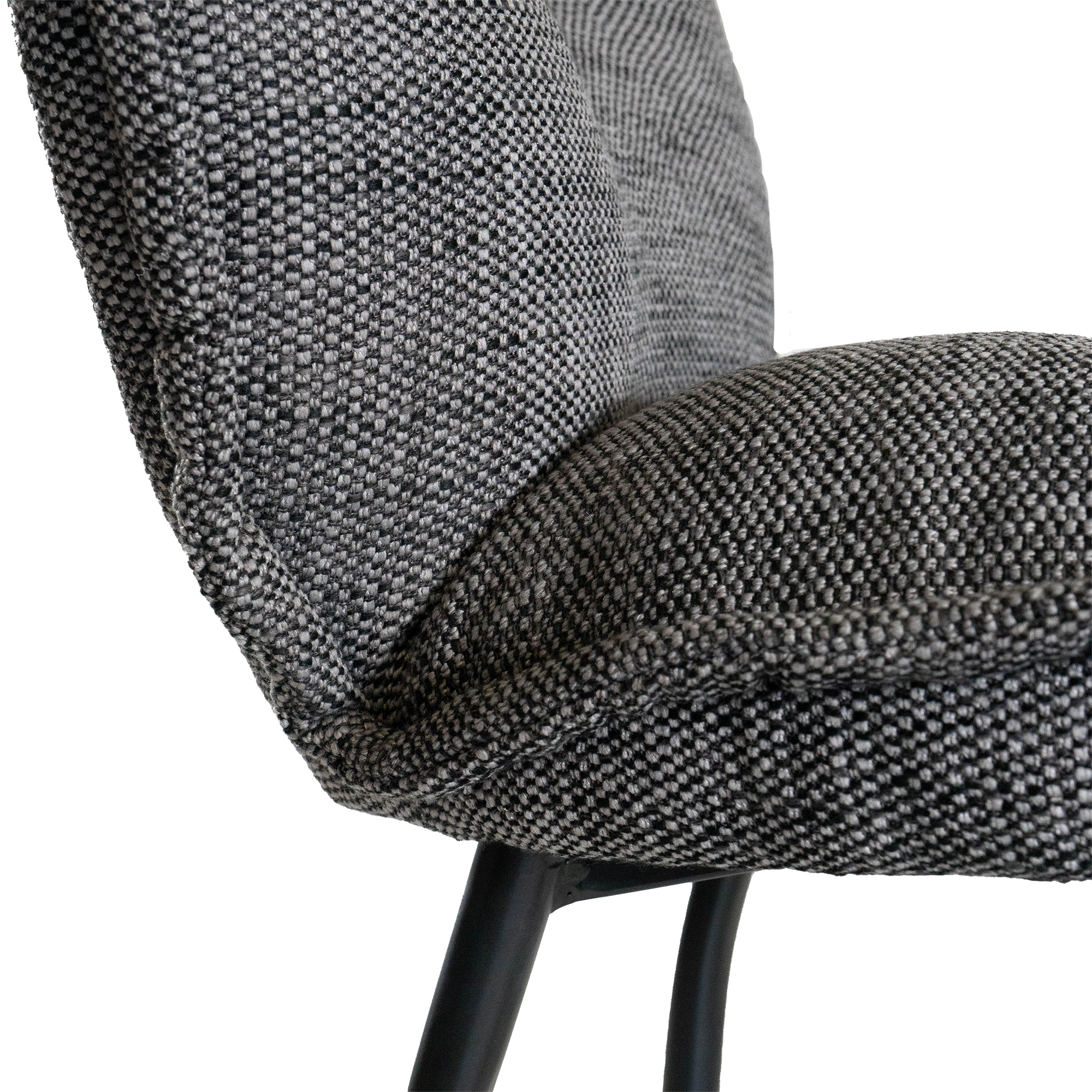 Jelani Fabric Barchair Dark Grey - KULALA Living