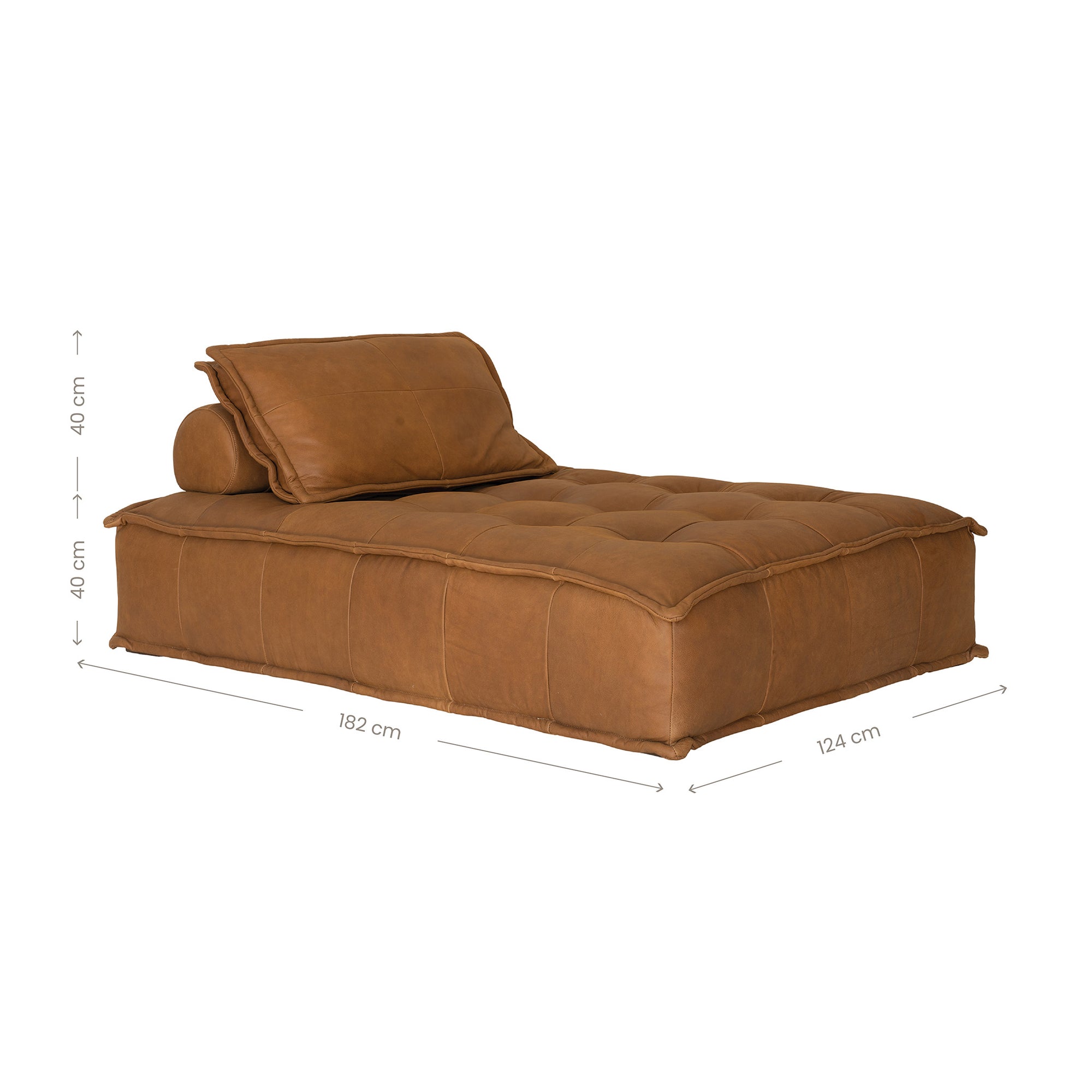 Johnson Sofa Chaise Leather - KULALA Living