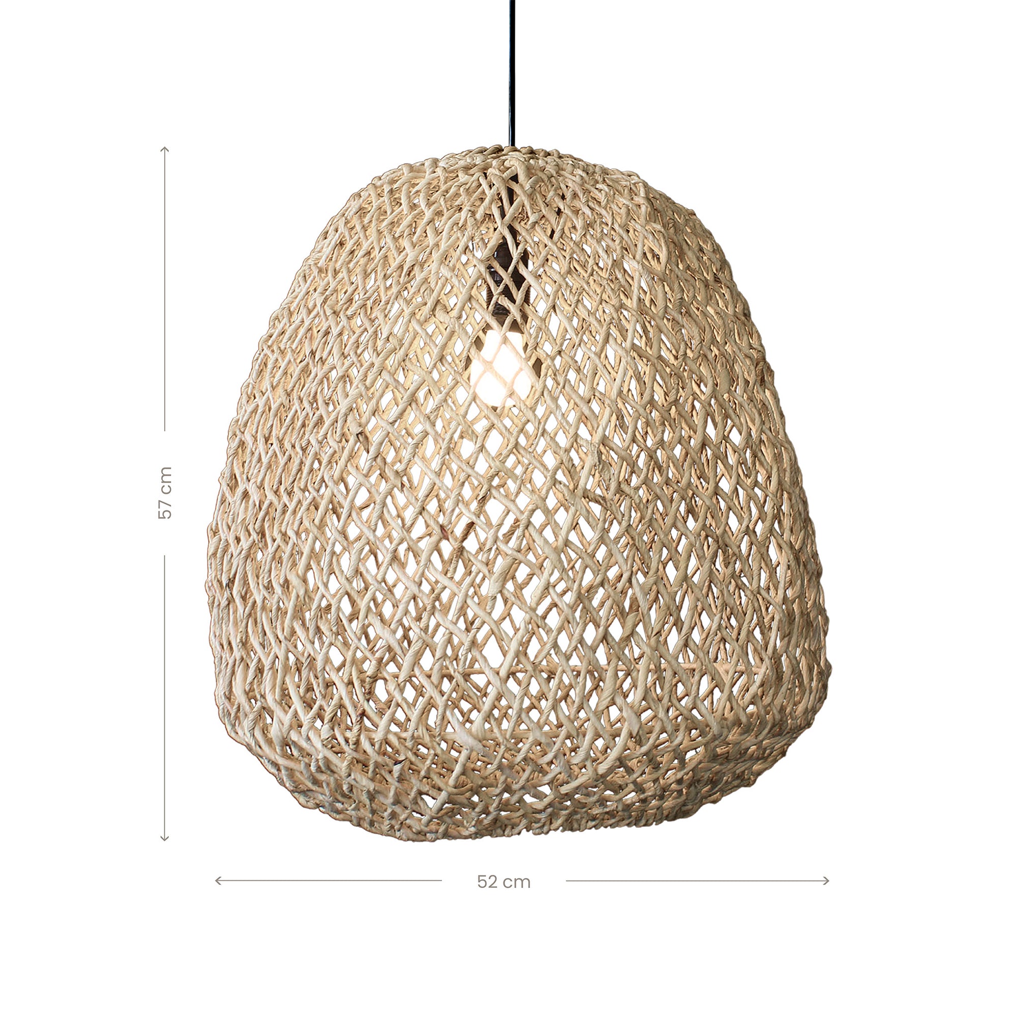 Joji Banana Leaf Pendant Natural - KULALA Living