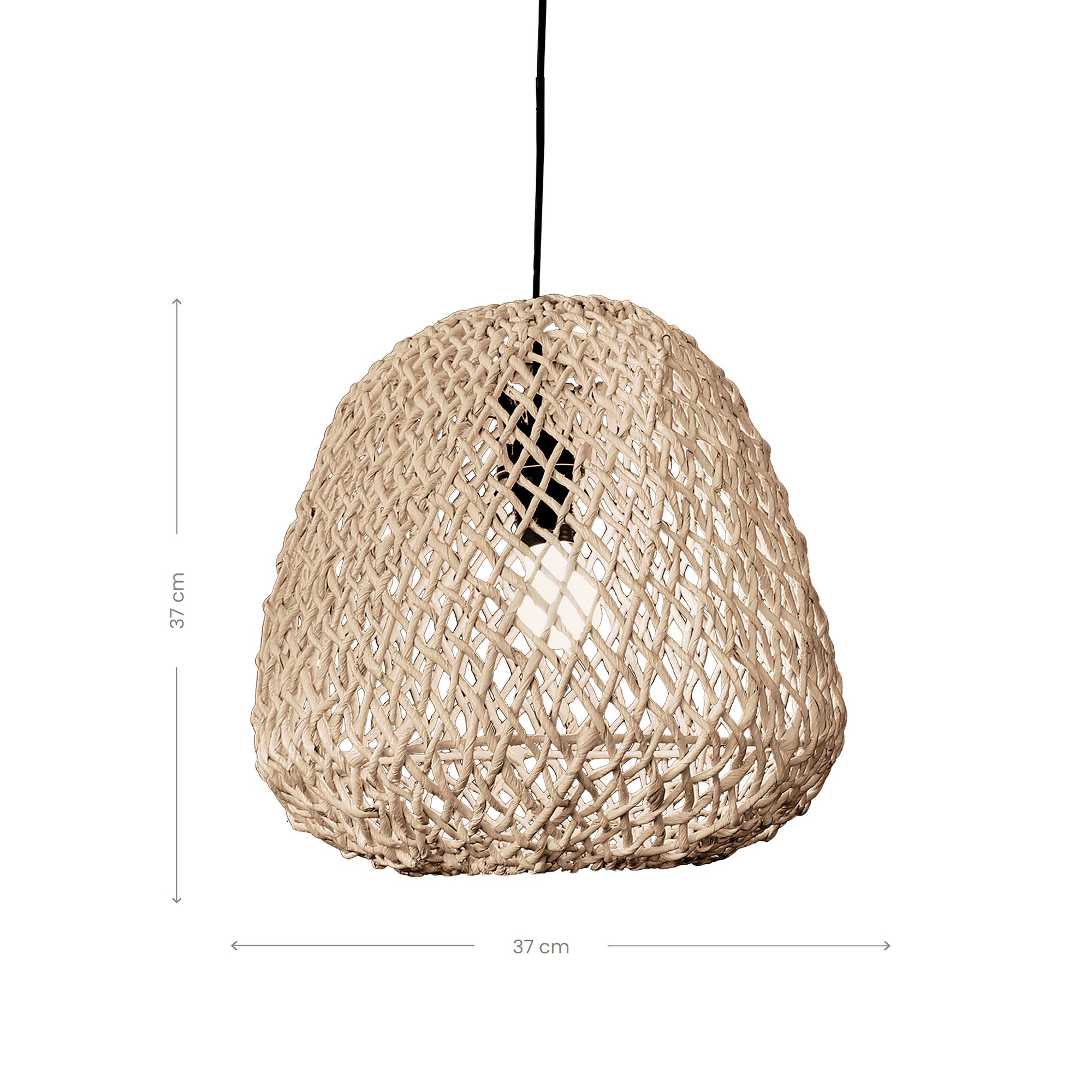 Joji Banana Leaf Pendant Natural - KULALA Living