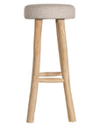 Suda Teak Branch Barstool