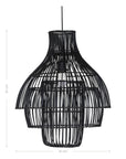 Juuma Rattan Pendant Black - KULALA Living