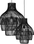 Juuma Rattan Pendant Black - KULALA Living