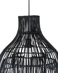 Juuma Rattan Pendant Black - KULALA Living