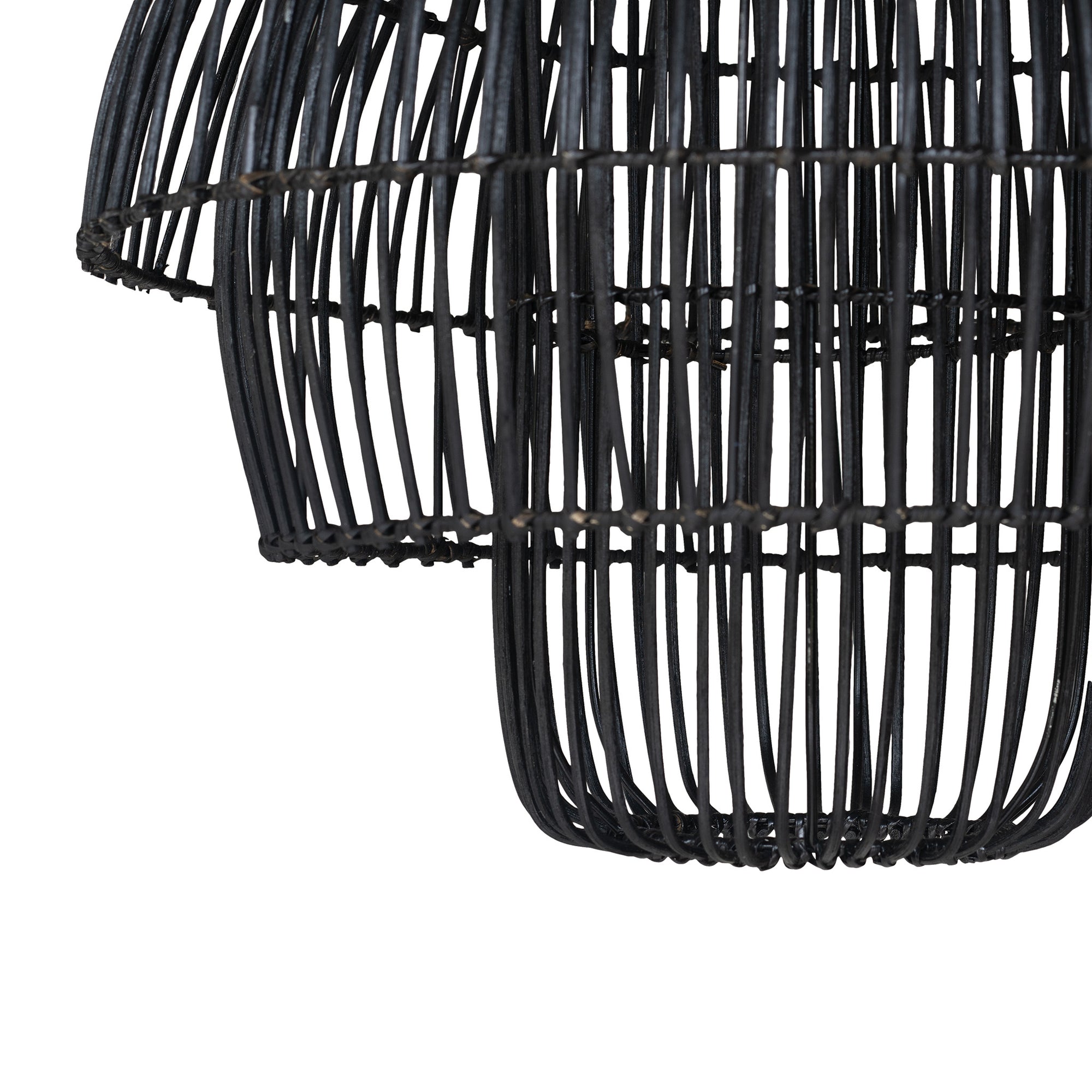 Juuma Rattan Pendant Black - KULALA Living