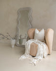 Meadow Linen Square Cushion Cover Ivory - KULALA Living