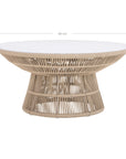 Boathouse Aluminium & Rope Outdoor Coffee Table