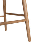 Kai Leather and Solid Oak Barstool - KULALA Living