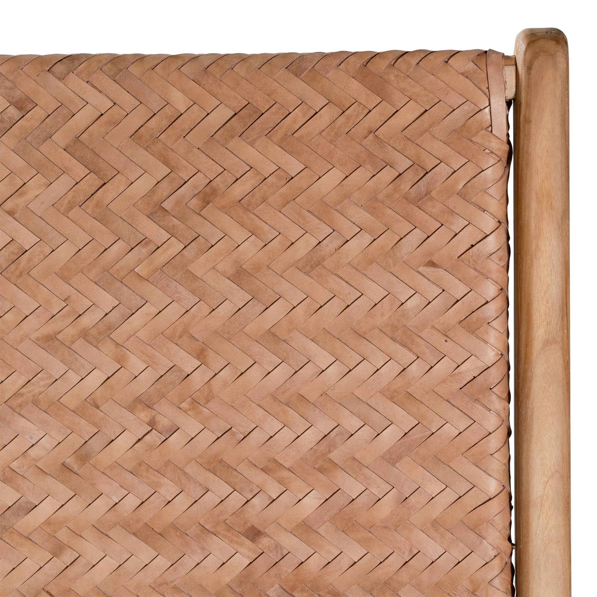 Kakadu Leather Weave Occasional Chair - KULALA Living