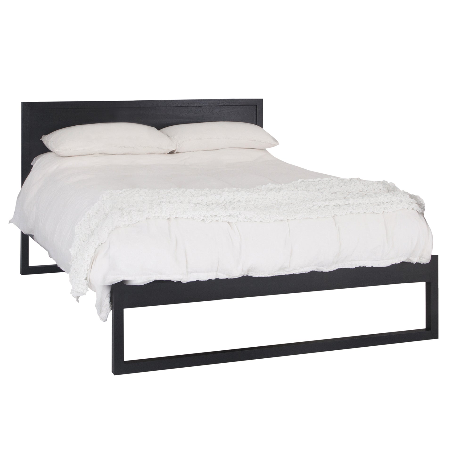 Khama Black Oak Bed - KULALA Living