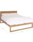 Khama Oak Bed Natural