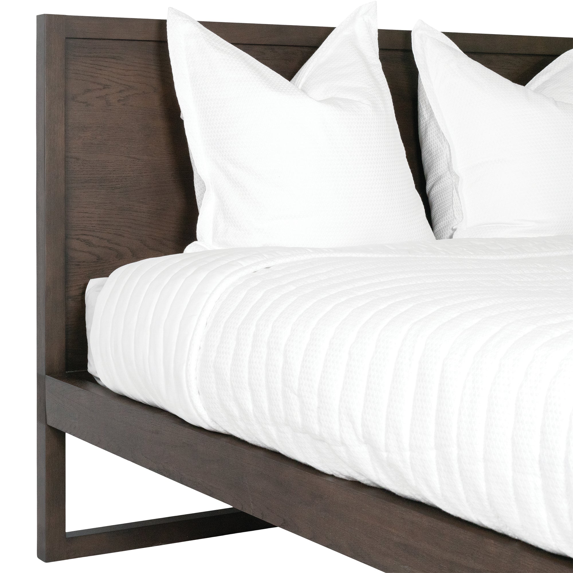 Khama Oak Bed Walnut - KULALA Living